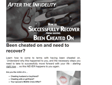 Tablet Screenshot of been-cheated-on.com